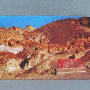 Vintage Postcard - Artists Palette Death Valley - Continental Card